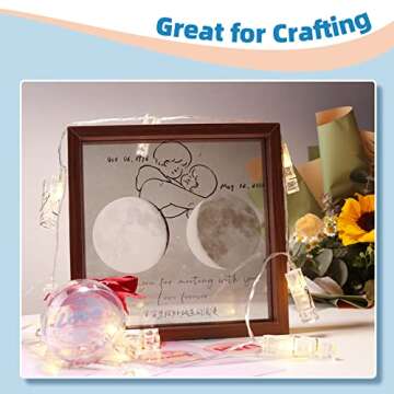 Uinkit Inkjet Transparency Film 50 Sheets 8.5x11 OHP Overhead Projector Film for DIY Crafting 100% Clear Transparency Paper For Inkjet Printer