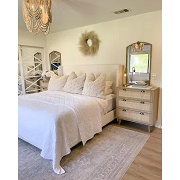 Stylish PHI VILLA Rattan Dresser for Every Home