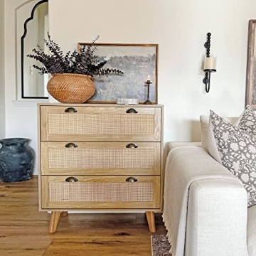 Stylish PHI VILLA Rattan Dresser for Every Home