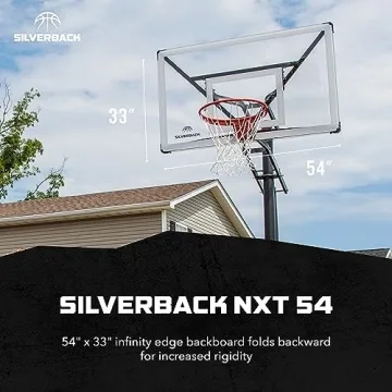 Silverback NXT 54" Adjustable In-Ground Basketball Hoop