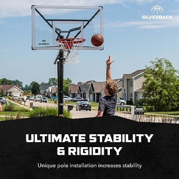 Silverback NXT 54" Adjustable In-Ground Basketball Hoop