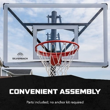 Silverback NXT 54" Adjustable In-Ground Basketball Hoop