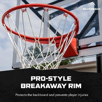 Silverback NXT 54" Adjustable In-Ground Basketball Hoop