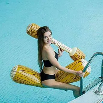 RITONS Inflatable Floating Row Toys for Summer Fun