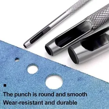 15 Pcs Leather Hole Punch Set for All Crafting Needs