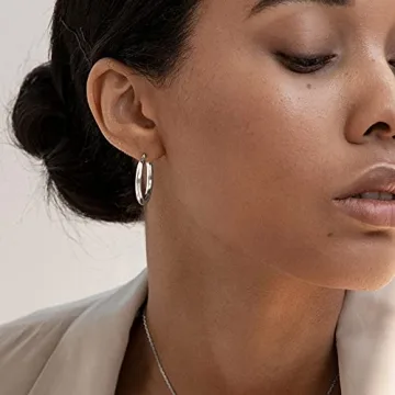 Buy SWEETV Sterling Silver Huggie Hoop Earrings for Women