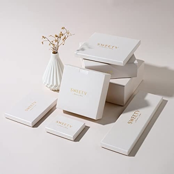 Buy SWEETV Sterling Silver Huggie Hoop Earrings for Women