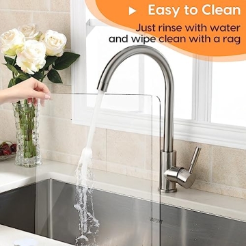 Acrylic Cutting Board with Counter Lip, 17" x 13" - Durable & Non-slip