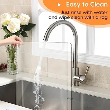 Acrylic Cutting Board with Counter Lip, 17" x 13" - Durable & Non-slip