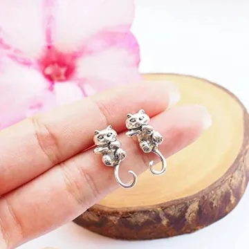 Adorable Cat Earrings for Women - Unique Gifts 2024