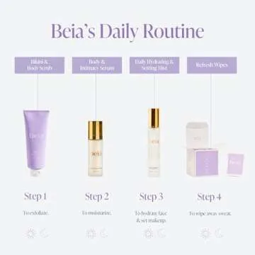 Beia Hydrating Face Mist & Setting Spray with Hyaluronic Acid - Moisturizing Skincare for Sensitive Skin Reduces Dryness - Makeup Setting Spray Natural Dewy Glow- Non Comedogenic Travel Size 1.7 Fl Oz