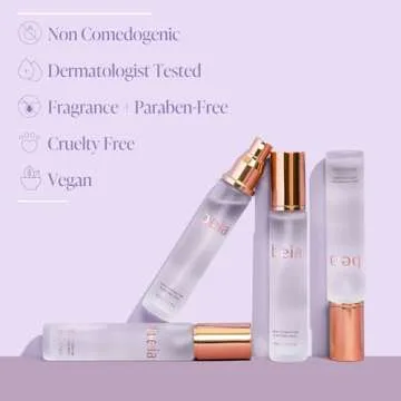 Beia Hydrating Face Mist & Setting Spray with Hyaluronic Acid - Moisturizing Skincare for Sensitive Skin Reduces Dryness - Makeup Setting Spray Natural Dewy Glow- Non Comedogenic Travel Size 1.7 Fl Oz