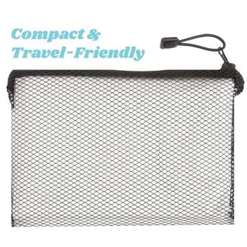 Totes Reusable, Compact & Travel-Friendly, Pullover Hood, Easy Snap, Lightweight, Clear, One Size