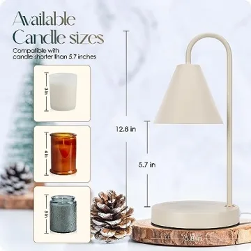 Aimoptg Candle Warmer Lamp for Safe Fragrance Enjoyment