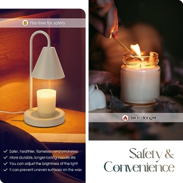 Aimoptg Candle Warmer Lamp for Safe Fragrance Enjoyment