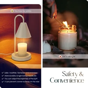 Aimoptg Candle Warmer Lamp for Safe Fragrance Enjoyment