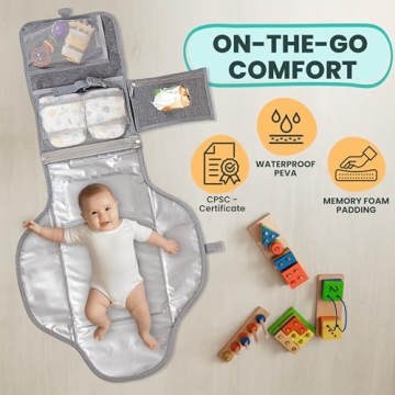 Portable Diaper Changing Pad – Stylish & Convenient Baby Gear