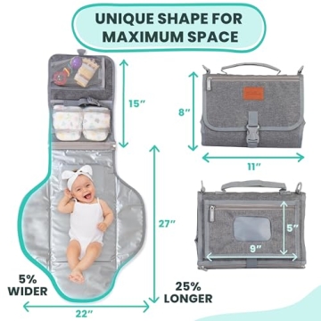Portable Diaper Changing Pad – Stylish & Convenient Baby Gear