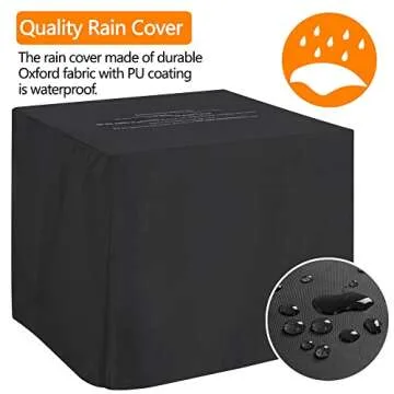 Yaheetech Fire Pit 28in Propane Fire Pit Table 50,000 BTU Wicker Gas Fire Pit Table w/Weatherproof PE Rattan Frame and Fire Glass for Outdoor Patio Garden Backyard, Smokeless Gas Firepit Table