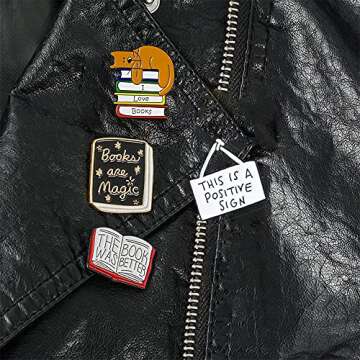 Cute Cartoon Enamel Lapel Pins Set for Clothing Bags