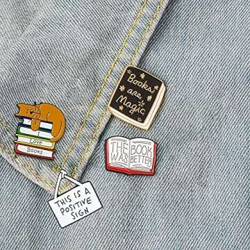 Cute Cartoon Enamel Lapel Pins Set for Clothing Bags