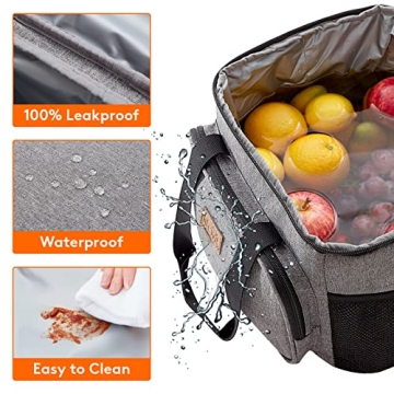 Lifewit Insulated Large Lunch Bag for Adults - 15L Capacity
