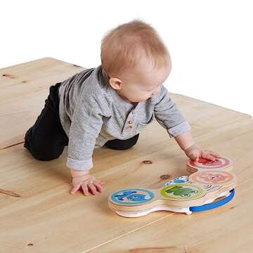 Baby Einstein Magic Touch Wooden Drum Musical Toy for Creative Play