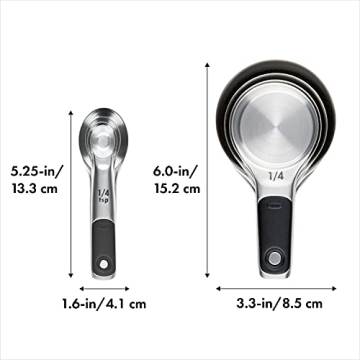 OXO Good Grips Stainless Steel Measuring Cups & Spoons Set