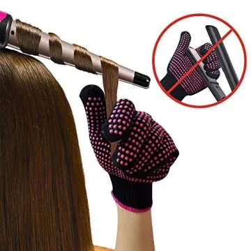 AFT90 Heat Resistant Gloves for Hair Styling Tools