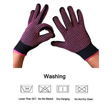 AFT90 Heat Resistant Gloves for Hair Styling Tools