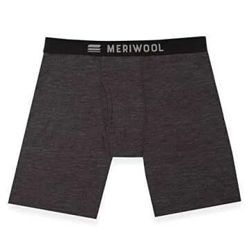 MERIWOOL Men’s Merino Wool Boxer Briefs - Ultimate Comfort
