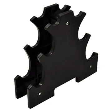 Fitvids Set of 6 Neoprene Dumbbell Hand Weights, Anti-Slip, Anti-roll, Hex Shape Colorful, 2/3/5 Pound Pairs, 20-Pound with Rack