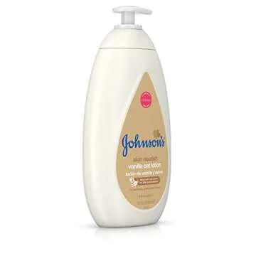 Johnson's Baby Lotion with Vanilla and Oat Extract for Dry Skin