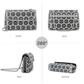 Elegant Rhinestone Evening Bag | BBTT.ful Shoulder Bag