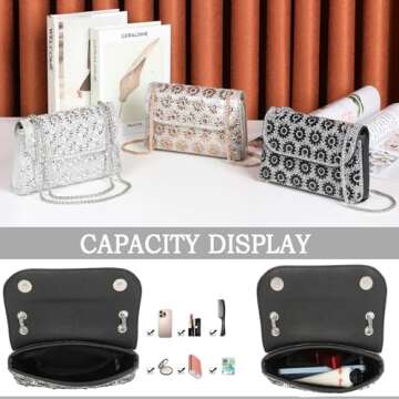 Elegant Rhinestone Evening Bag | BBTT.ful Shoulder Bag