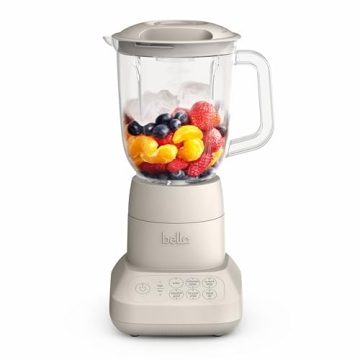 bella 10 Speed Countertop Blender, Juicer & Smoothie Maker, Fits-anywhere™ Kitchenware, Slim Flip ...