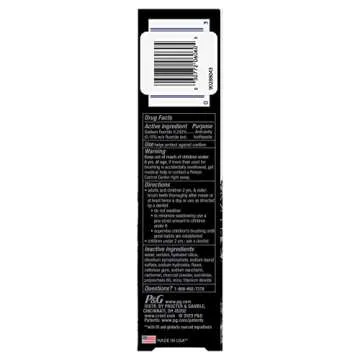 Crest Charcoal Toothpaste for Whiter Teeth and Freshness