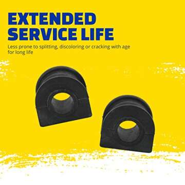 MOOG K3171 Suspension Stabilizer Bar Bushing Kit for Jeep Wrangler