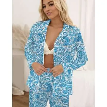 KCW Women’s Silk Satin Pajamas Set - Elegant Comfort