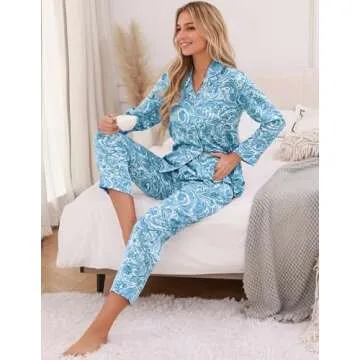 KCW Women’s Silk Satin Pajamas Set - Elegant Comfort