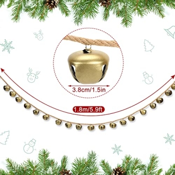 Bell Metal Garlands for Christmas Decor and Gifts