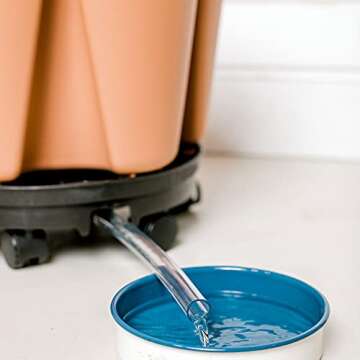 Greenstalk Universal Ultimate Spinner Base with Wheels Great for Rotating and Moving Large Planters and Pots