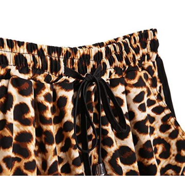Kafeimali Women's Fashion Summer Leopard Beach Shorts