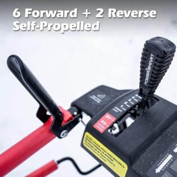 PowerSmart 24" Snow Blower with Gas Engine and LED Light