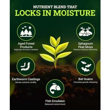 FoxFarm Ocean Forest Potting Soil, 12qt – Light, Aerated Texture, Designed for All Container Plant...