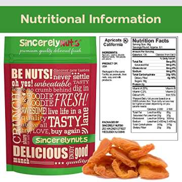 Delicious Jumbo California Apricots from Sincerely Nuts