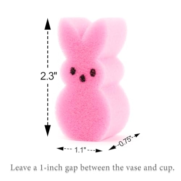 Charming Sponge Bunnies Set for Easter Decor and Centerpieces