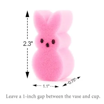 Charming Sponge Bunnies Set for Easter Decor and Centerpieces