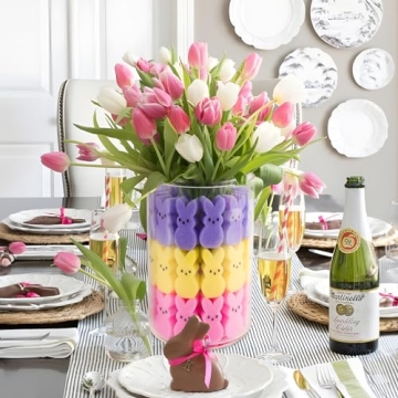 Charming Sponge Bunnies Set for Easter Decor and Centerpieces