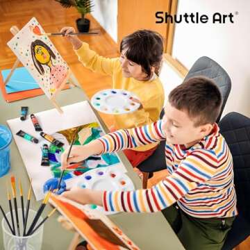 Shuttle Art 69 Pack Acrylic Paint Set for All Ages